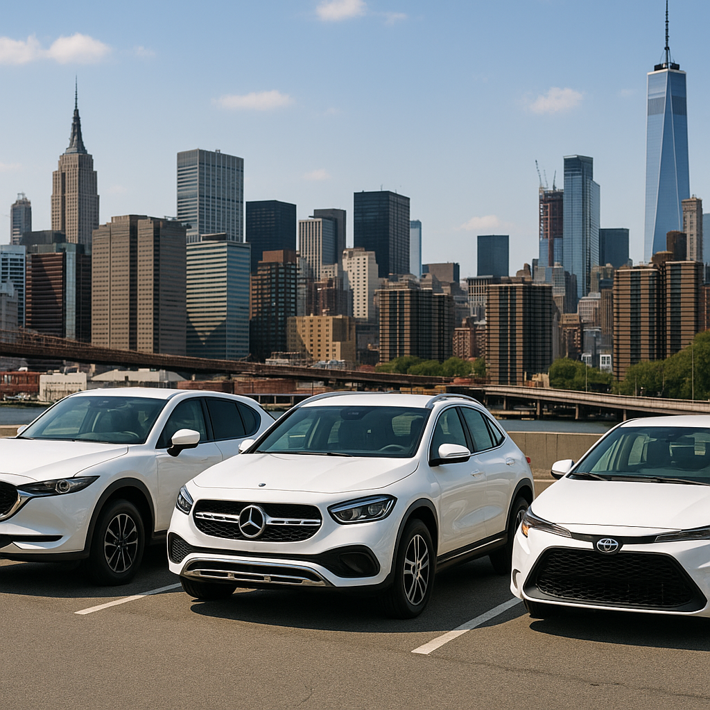 Amethyst Driving School cars for New York road test